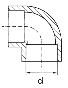 820_Winkel 90°i-i_Clina Standard Fittings