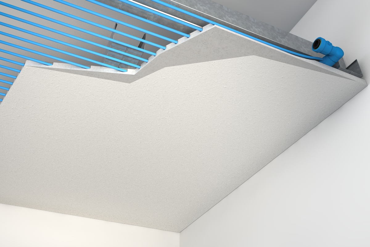 OPTIPANEL 15 mit KRM in GK-Decke mit ungelochter Oberfläche