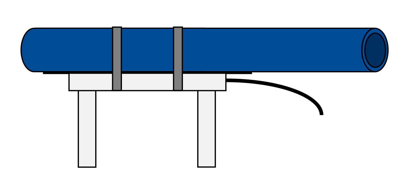 dew point sensor TF3 PR-14_mounting on pipe_drawing_Clina MCT