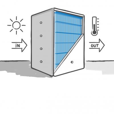 Illu Energiespeicher mit Kapillarrohrmatten