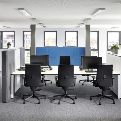 T-CON GmbH Co. KG Plattling Modernes Büro mit OPTIPANEL 18